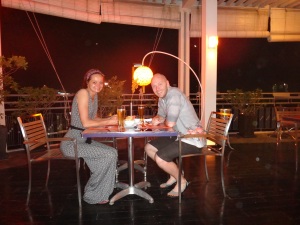 Living it up a bit second time round in Phnom Penh :-)