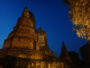 Was great to be in and around temples as it was getting dark