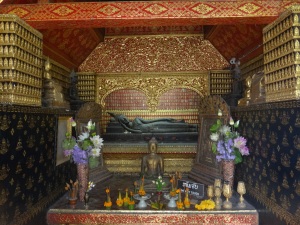 One of the shrines at Wat Xieng Thong 