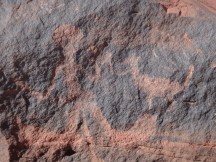 I'm thinking that all of these rock paintings were aliens...Seriously-look at them!!